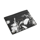 Saint Laurent Palm Print Leather Card Holder