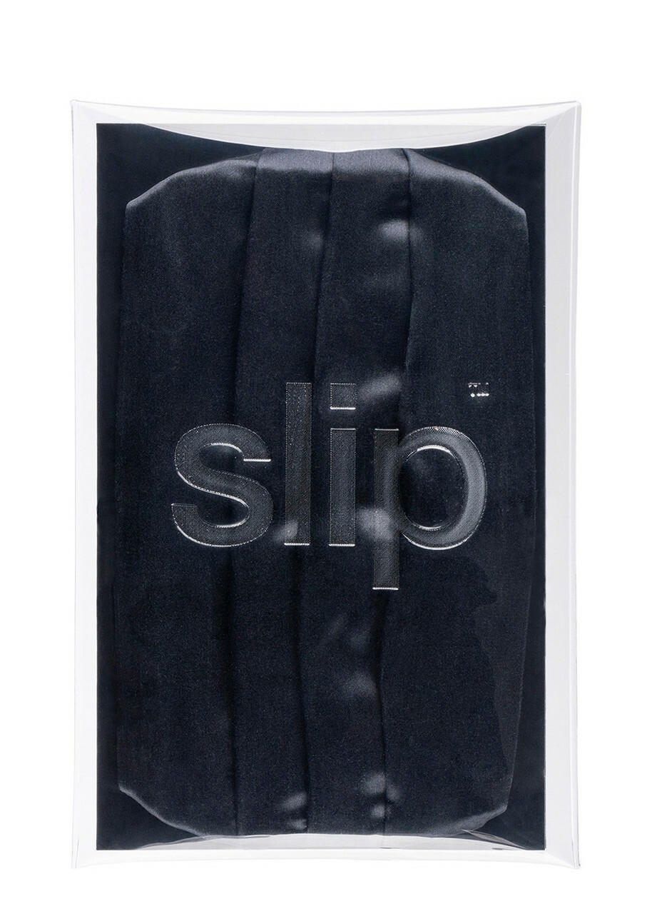 Slip Slip Silk Face Covering - Black