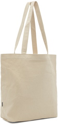 Carhartt Work In Progress Beige Canvas Graphic Tote