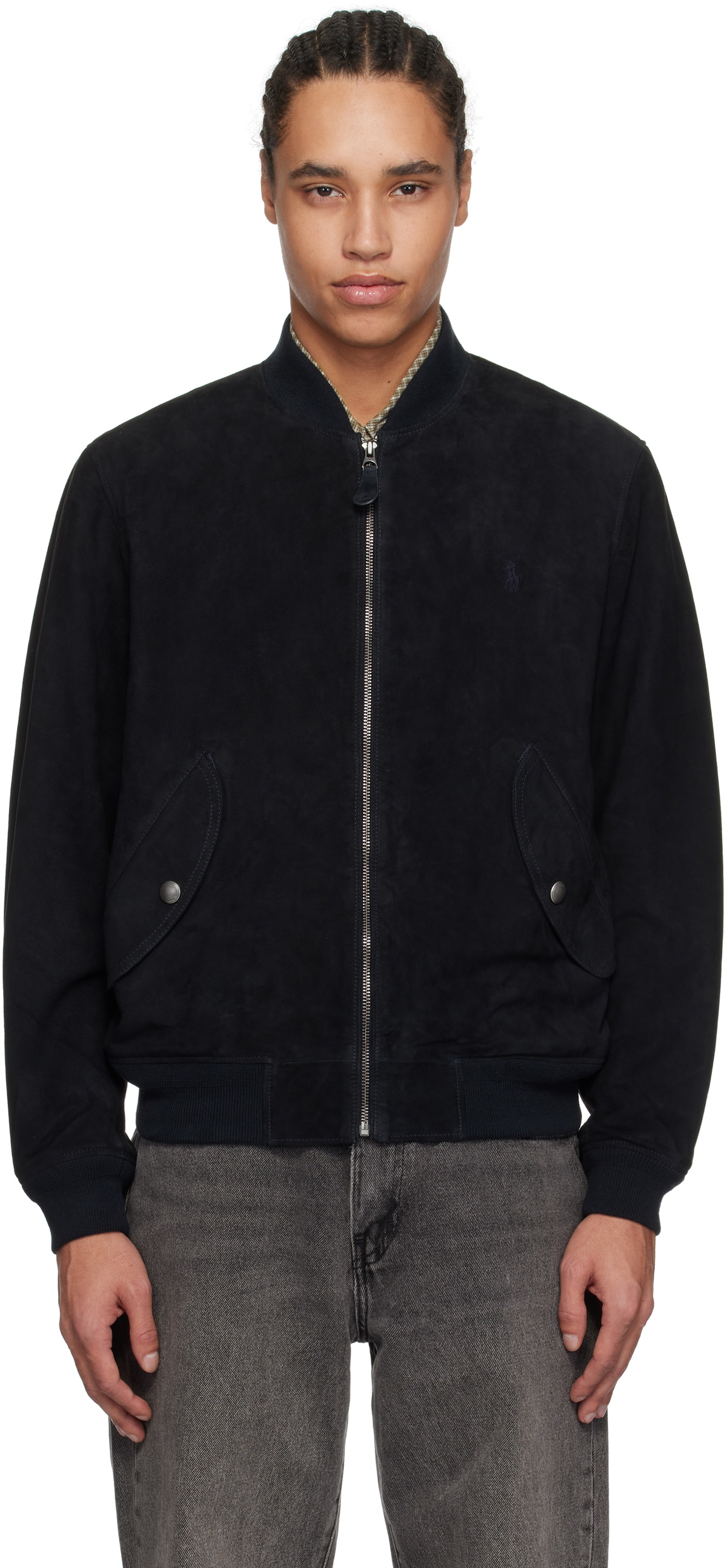 POLO by Ralph Lauren suede jacket black