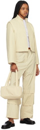 AMOMENTO White Slim-Fit T-Shirt