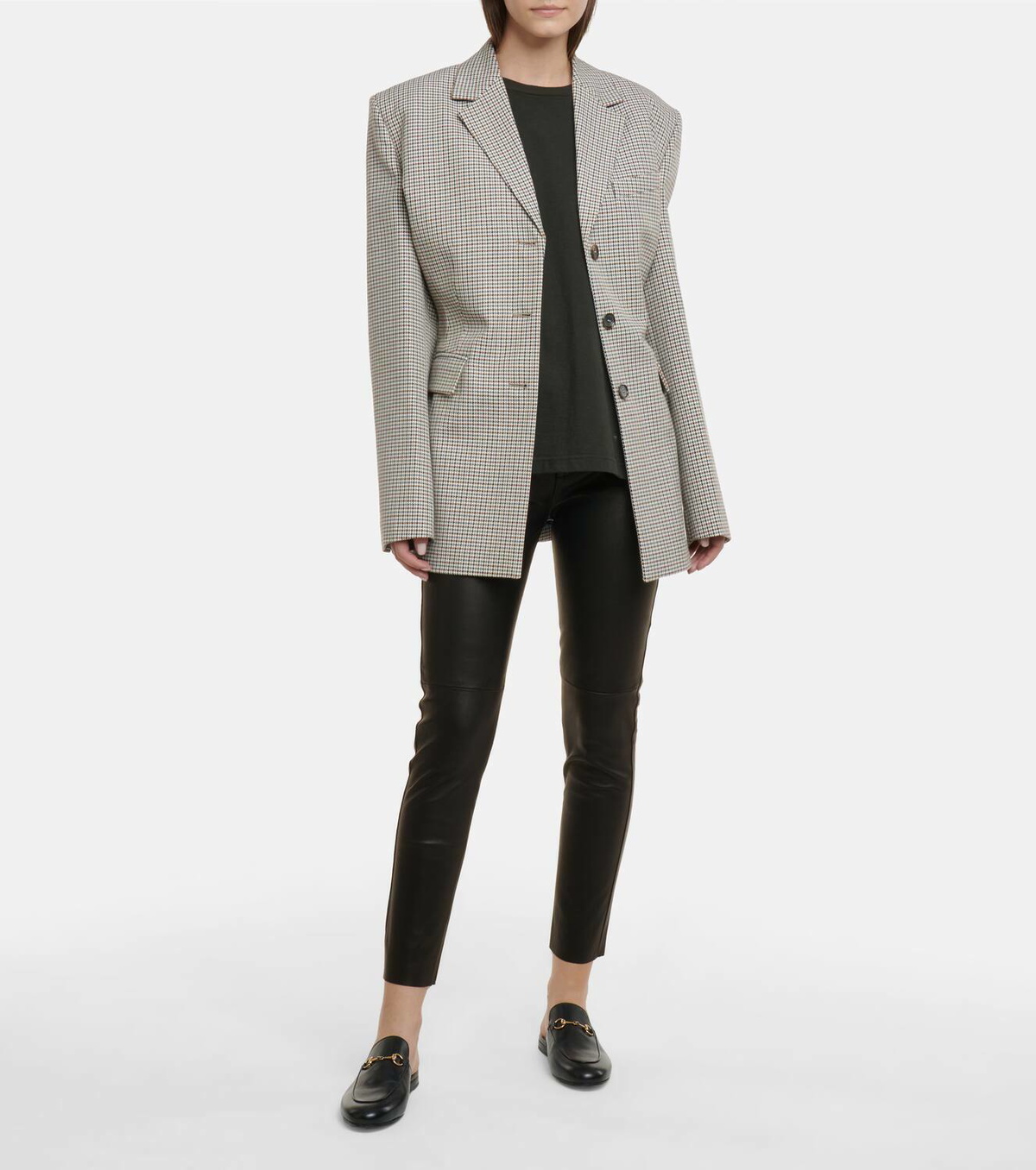 3x1 N.Y.C. Mid-rise skinny leather pants