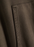 Colorful Standard Hooded Cotton Sweatshirt Brown