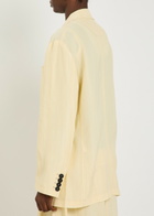 Studio Nicholson Washed Day Woven Blazer Off White