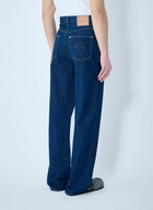 Gucci Denim Jeans With Embroidery