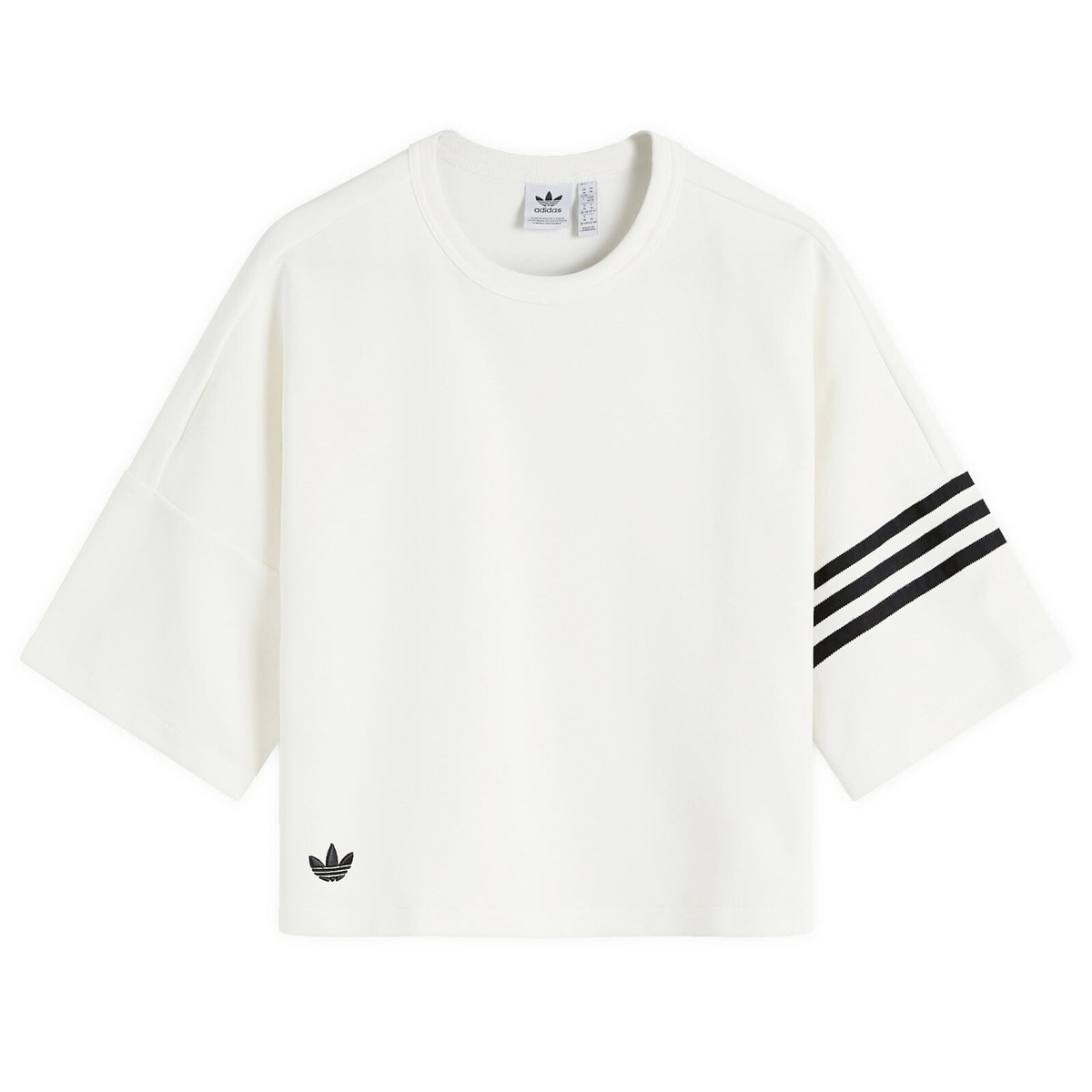 Adidas Women's Neucl T-Shirt in Cloud White Black