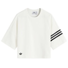 Adidas Women's Neucl T-Shirt in Cloud White Black
