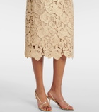 Oscar de la Renta Guipure lace pencil skirt