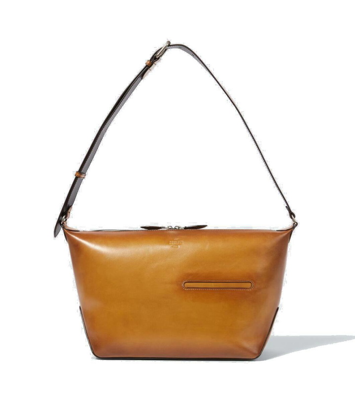 Photo: Berluti Toujours Soft Zipped leather messenger bag