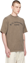 XENIA TELUNTS Brown 'Kapan' T-Shirt