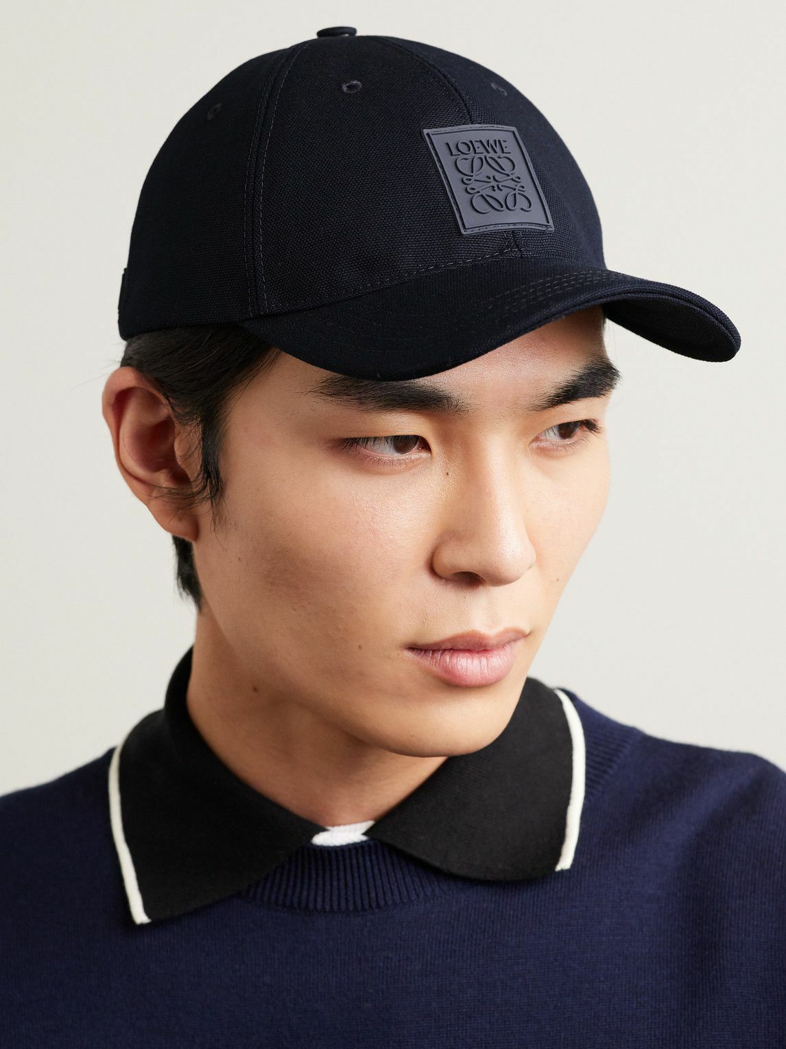 LOEWE - Logo-Appliquéd Cotton-Piqué Baseball Cap Loewe