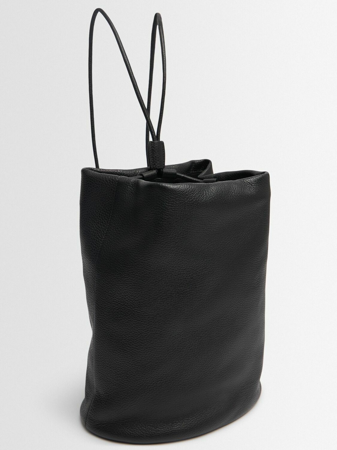 Therow Joe bagpack black The Row Joe Leather Backpack | Black