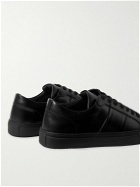 Mr P. - Larry Glossed-Leather Sneakers - Black