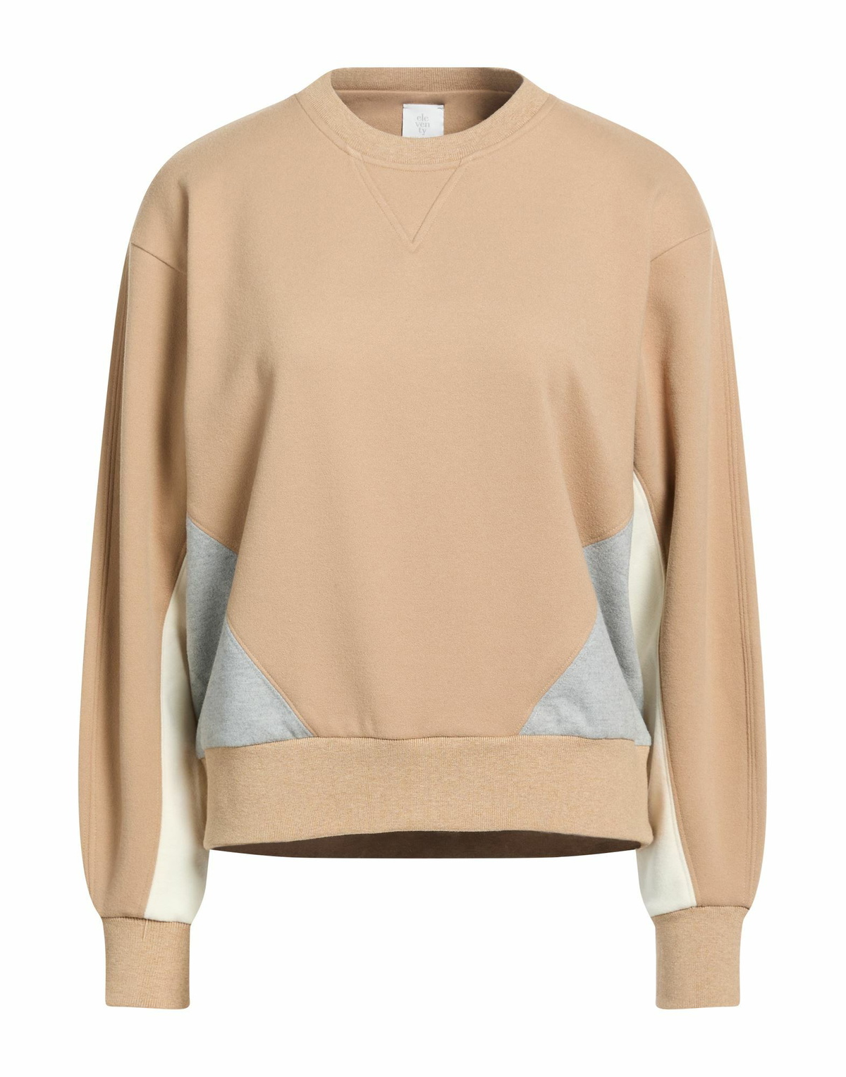 Eleventy Womens Sweatshirt Camel