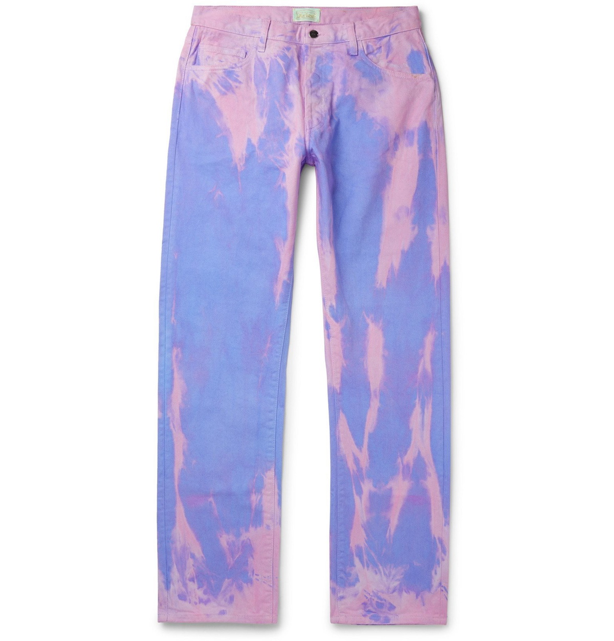 Aries - Lilly Tie-Dyed Denim Jeans - Pink ARIES
