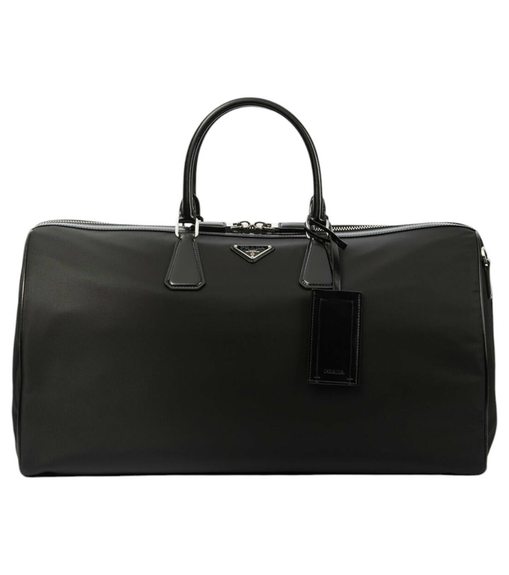 Photo: Prada Leather-trimmed duffel bag