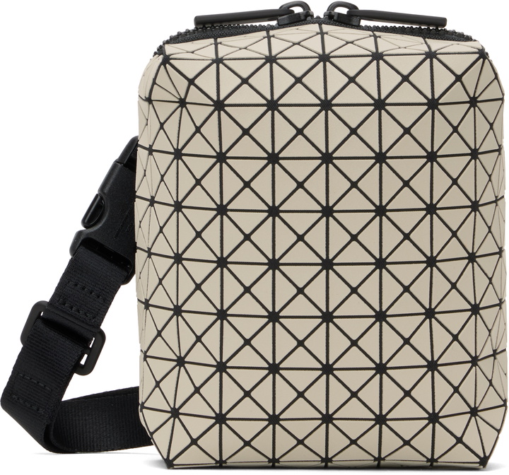 Photo: BAO BAO ISSEY MIYAKE Beige Beetle Bag