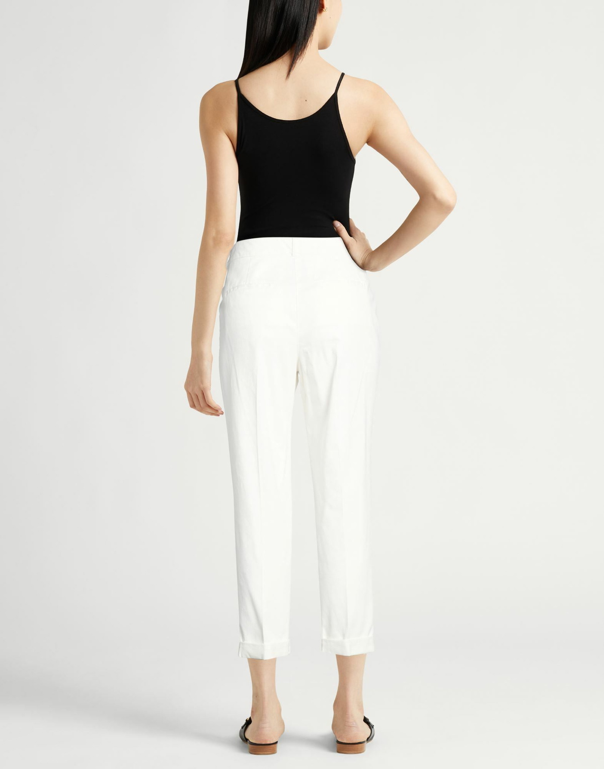 Peserico Easy Womens Pants in White