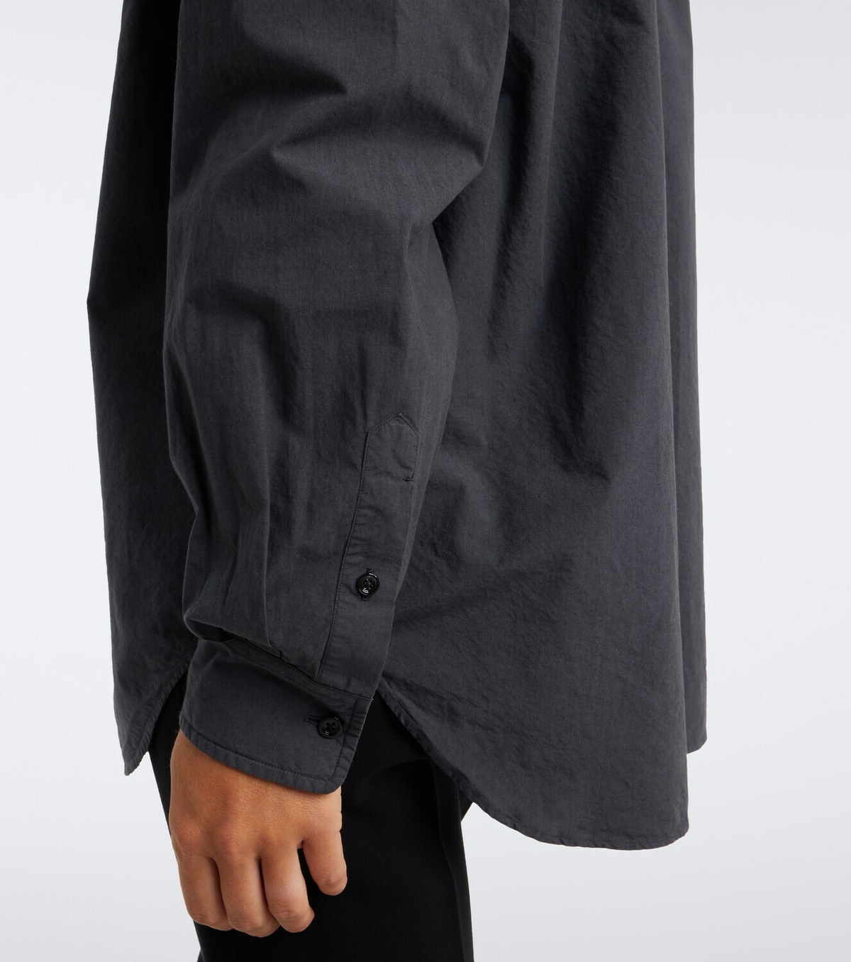 The Row Ludao cotton and silk shirt