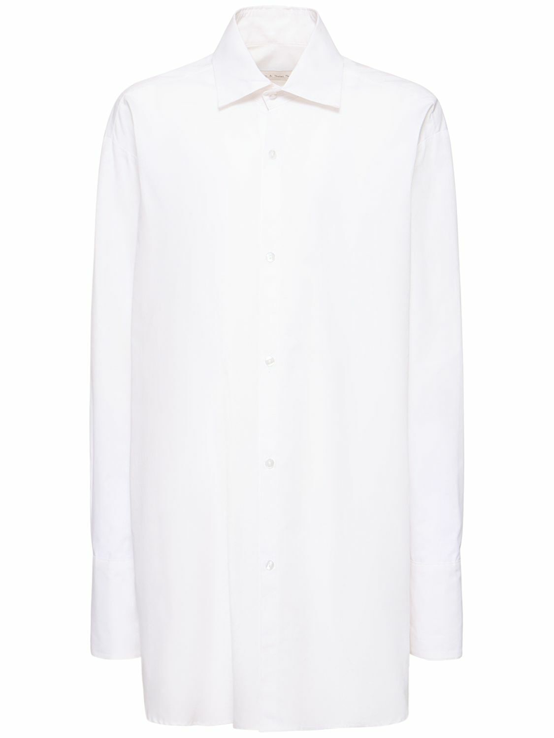 LUDOVIC DE SAINT SERNIN Cotton Poplin Oversized Shirt