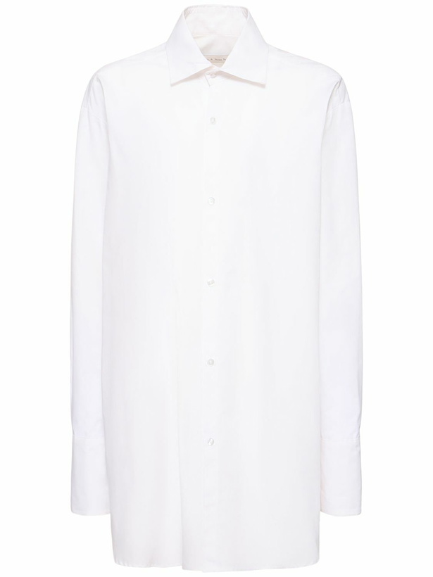 Photo: LUDOVIC DE SAINT SERNIN Cotton Poplin Oversized Shirt