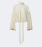 De La Vali Solana chiffon blouse