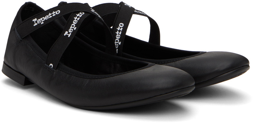 Repetto Black Joana Mary Jane Ballerina Flats Repetto