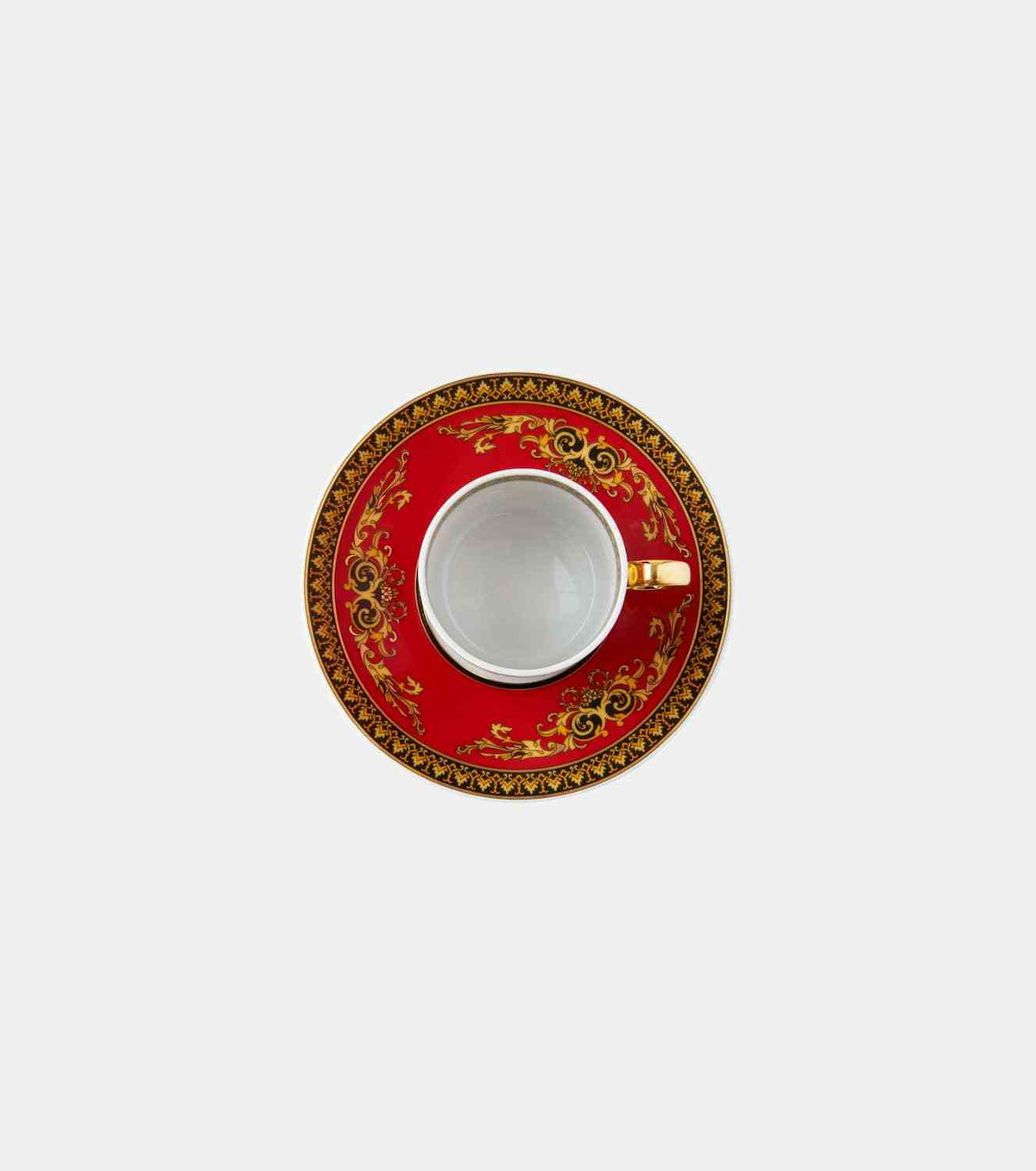 Versace Home Medusa espresso cup and saucer set