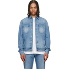 Off-White Blue Half Arrow Denim Skate Jacket