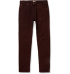 Bellerose - Slim-Fit Cotton-Corduroy Trousers - Burgundy