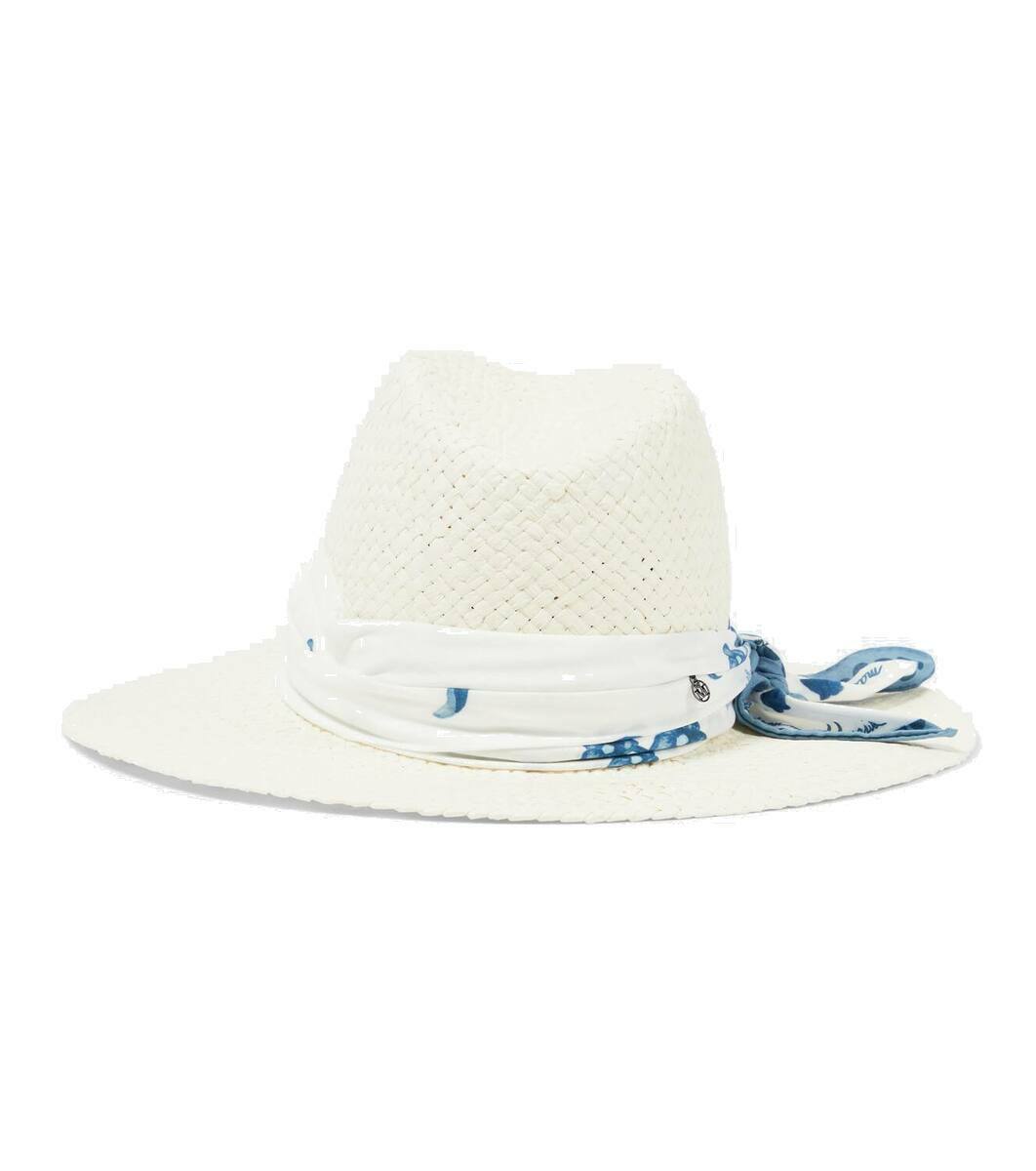 Maison Michel - Henrietta straw fedora Maison Michel