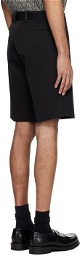 Róhe Black Tailored Shorts