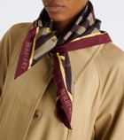 Burberry Burberry Check silk twill scarf