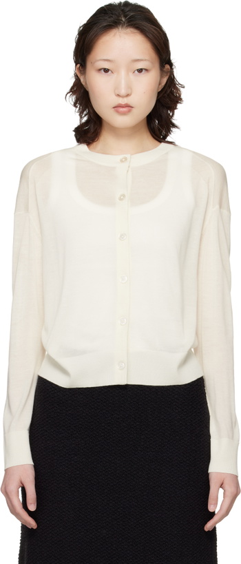 Photo: Loulou de Saison Off-White Kita Cardigan