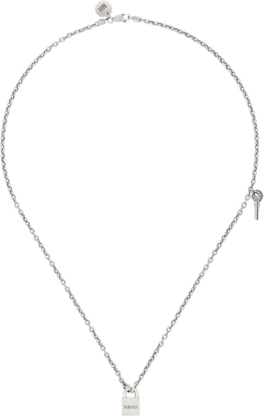 Photo: Neighborhood Silver Padlock Necklace