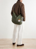 Master-Piece - Chup Leather-Trimmed Cotton Shoulder Bag