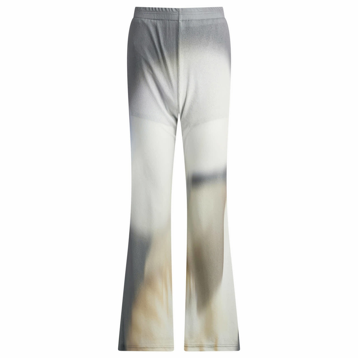 Kijun Women's Sheer Print Flared Pants in Charcoal