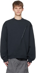 Y/Project Black Pinched Sweatshirt