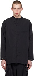 Y-3 Black Band Collar Shirt