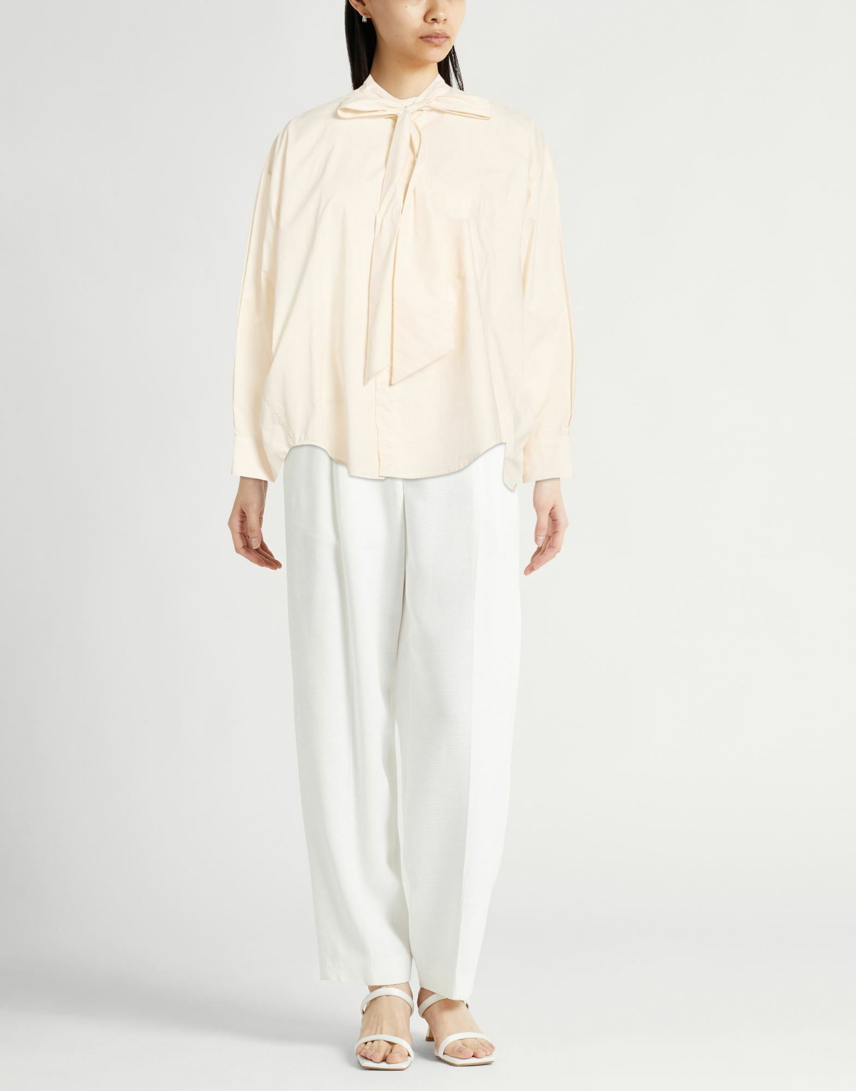 Roberto Collina Womens Shirt Cream