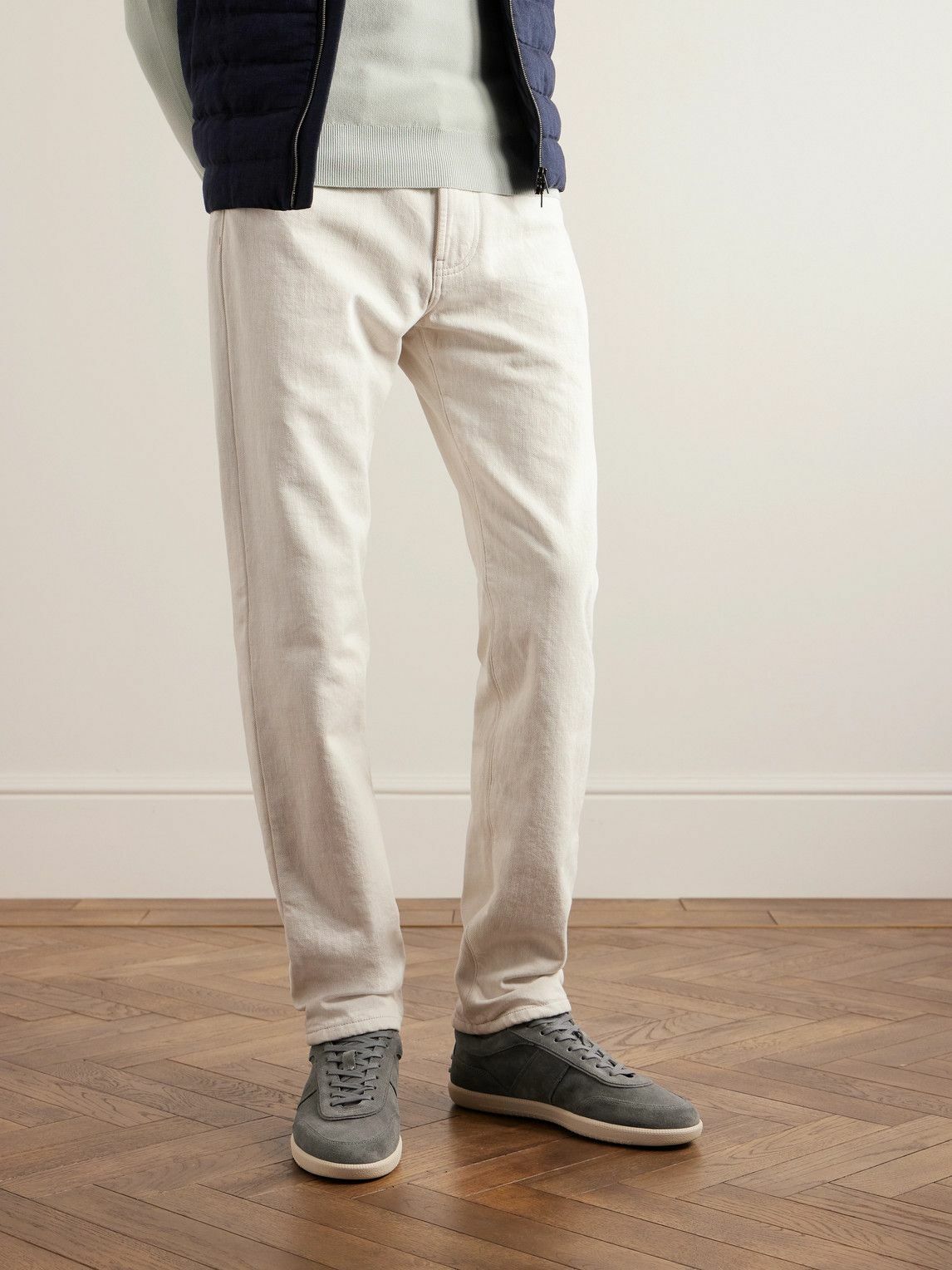 Tod's Men Sneakers In Suede