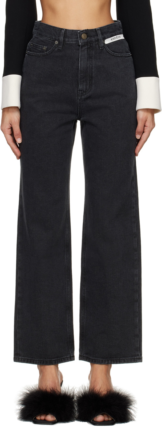 ☆25SS☆Pearl Embellished Balloon Jeans/KIMHEKIM☆ KIMHEKIM / PEARL BALLOON DENIM - fs6shop