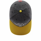 ICECREAM Men's Cones & Bones 6 Panel Cap in Grey/Orange