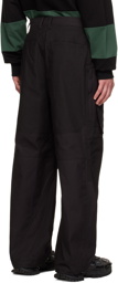 Juun.J Black Outdoor Design Cargo Pants