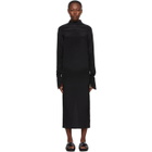 Winnie Black Bond Cuff Dress