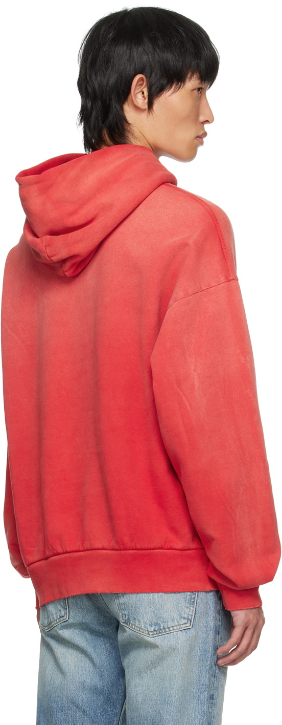 Re/Done Red Modern Hoodie