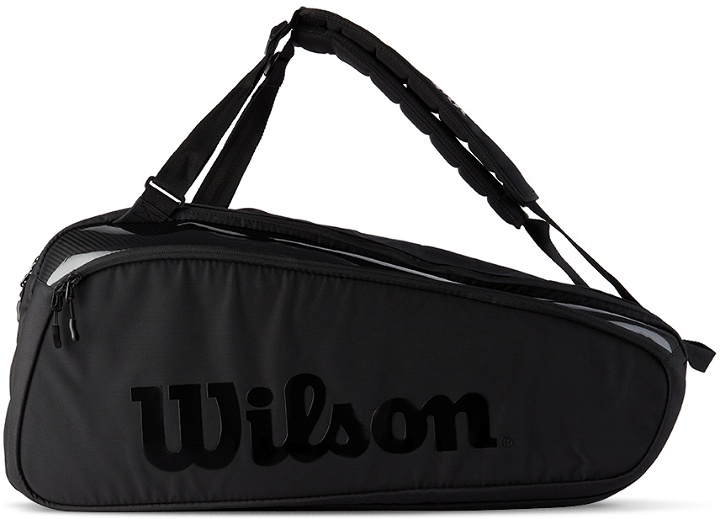 Photo: Wilson Black Pro Staff V13 9 Pack Tennis Racket Bag