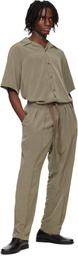 RAINMAKER KYOTO Taupe Easy Trousers