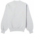 Aries Mini Temple Crew Neck Sweatshirt in Grey Marl