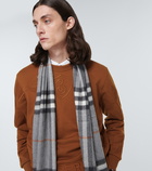 Burberry - Checked cashmere scarf